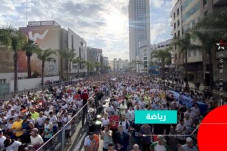 حشد كبير من المشاركين في سباق الدار البيضاء الدولي 10 كلم.