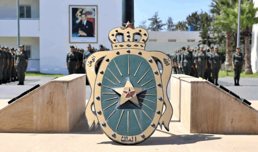 جنود مغاربة في استعراض عسكري مهيب