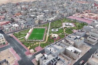 صورة جوية لمدينة العيون المغربية