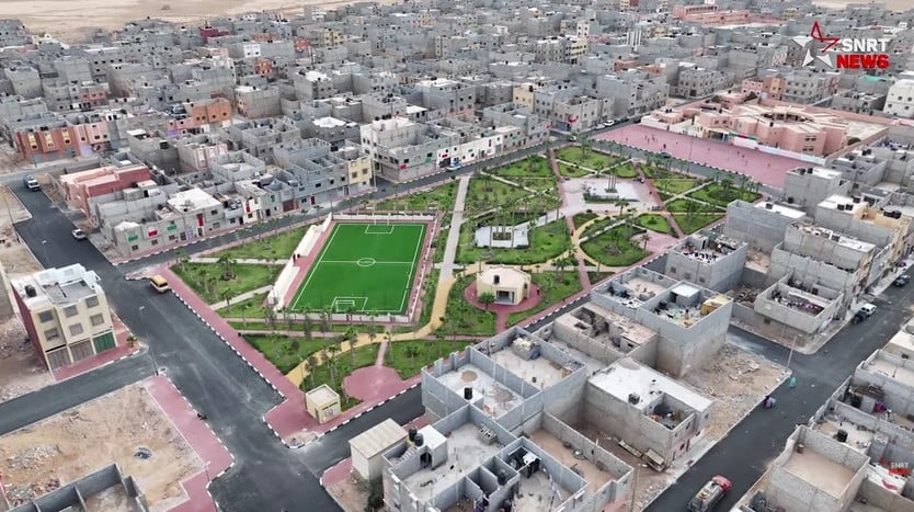 صورة جوية لمدينة العيون المغربية