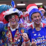 مشجعون مغاربة يحتفلون في كأس العالم