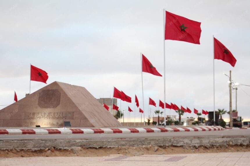 لقطة علوية لمسجد سيدي عبد الرحمن بمراكش