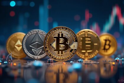 عملة بيتكوين رقمية تتجه نحو الارتفاع