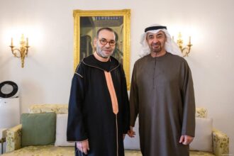الملك محمد السادس والشيخ محمد بن زايد آل نهيان