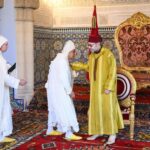 الملك محمد السادس يستقبل أعضاء المحكمة الدستورية الجدد في الرباط.
