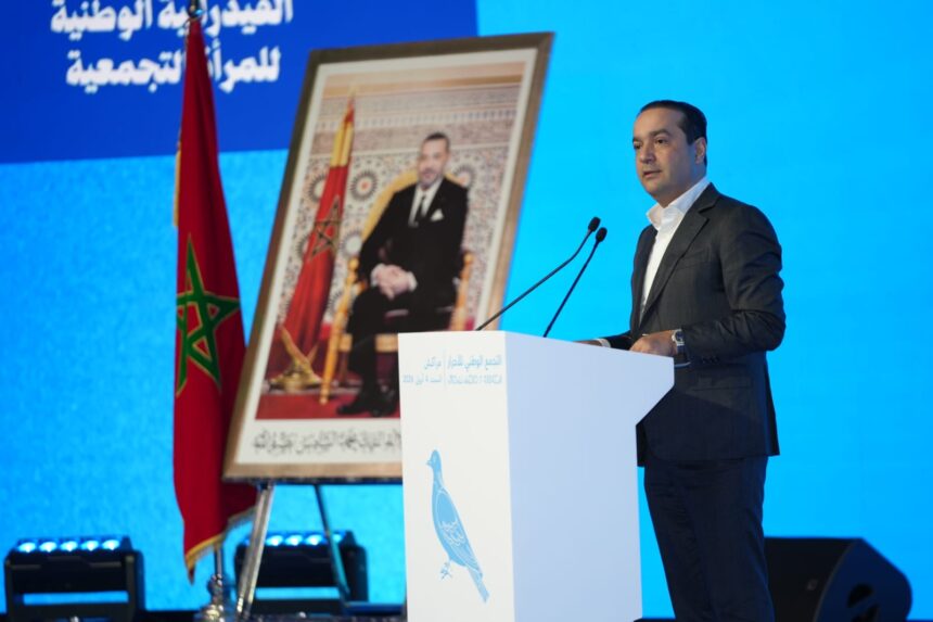 رئيس حزب التجمع الوطني للأحرار محمد شوكي يلقي كلمة