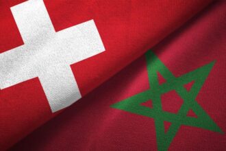 علم المغرب يرفرف, نجمة خضراء على خلفية حمراء