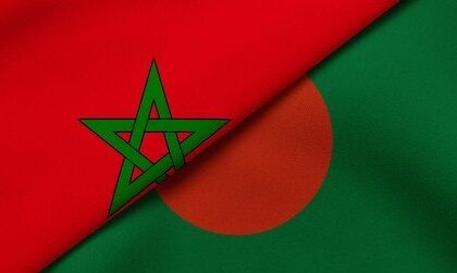 علم المغرب وبنغلاديش يرمزان للتعاون الثنائي
