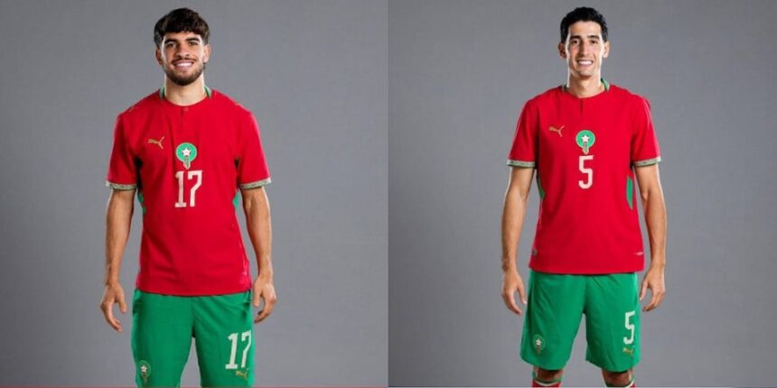لاعب كرة قدم مغربي يحمل الرقم 17