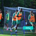 لاعب كرة قدم مغربي يتدرب في الولايات المتحدة.
