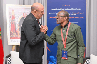محمد ولد الرشيد مع مسؤولين برلمانيين أفارقة