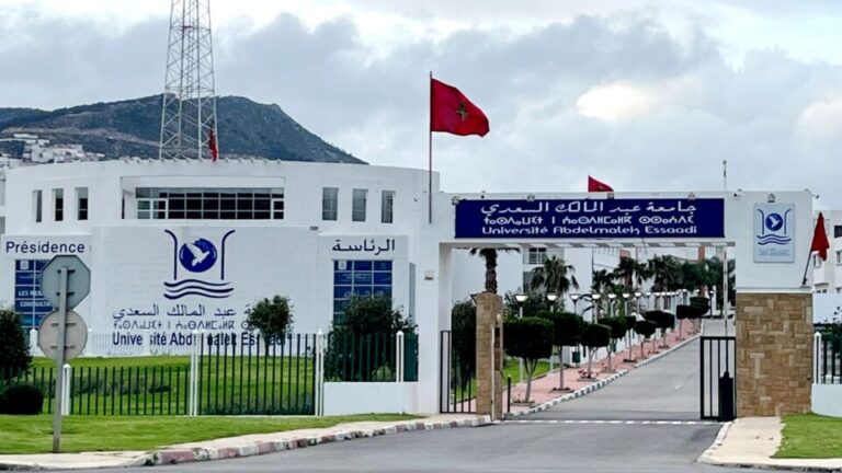 جامعة عبد المالك السعدي، بناية حديثة، شارع