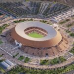 ملعب أدرار بأكادير قيد التجديد لاستضافة كأس العالم 2030.