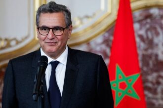الرئيس أخنوش يتحدث في مؤتمر صحفي