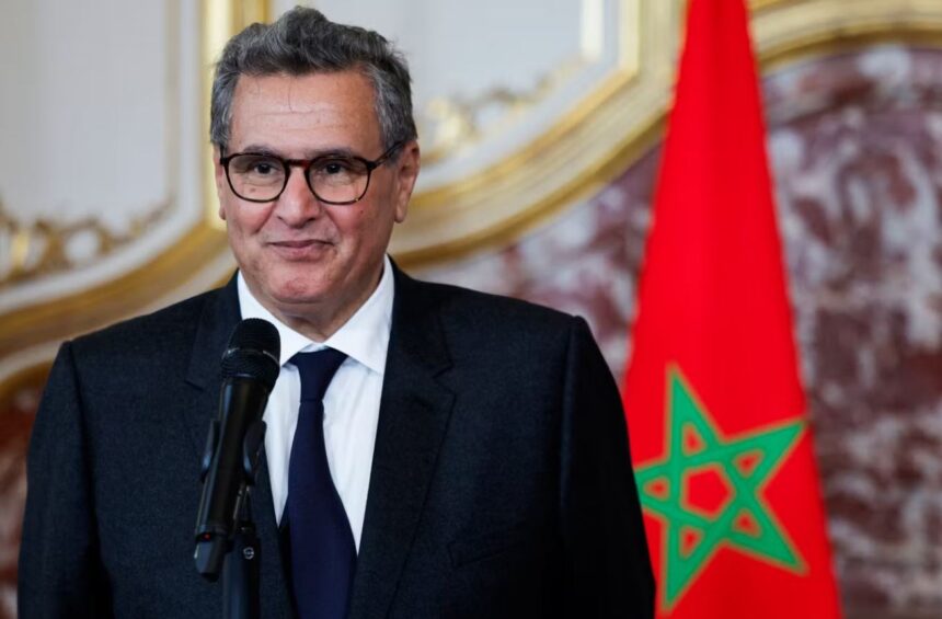 الرئيس أخنوش يتحدث في مؤتمر صحفي