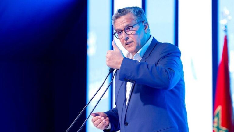أخنوش يتحدث في مؤتمر حزبي
