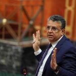 وزير العدل عبد اللطيف وهبي يتحدث خلال اجتماع أو ندوة