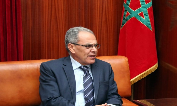 السيد عبد اللطيف لوديي في لقاء رسمي