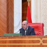 الرئيس ولد الرشيد يلقي كلمة في مجلس المستشارين.