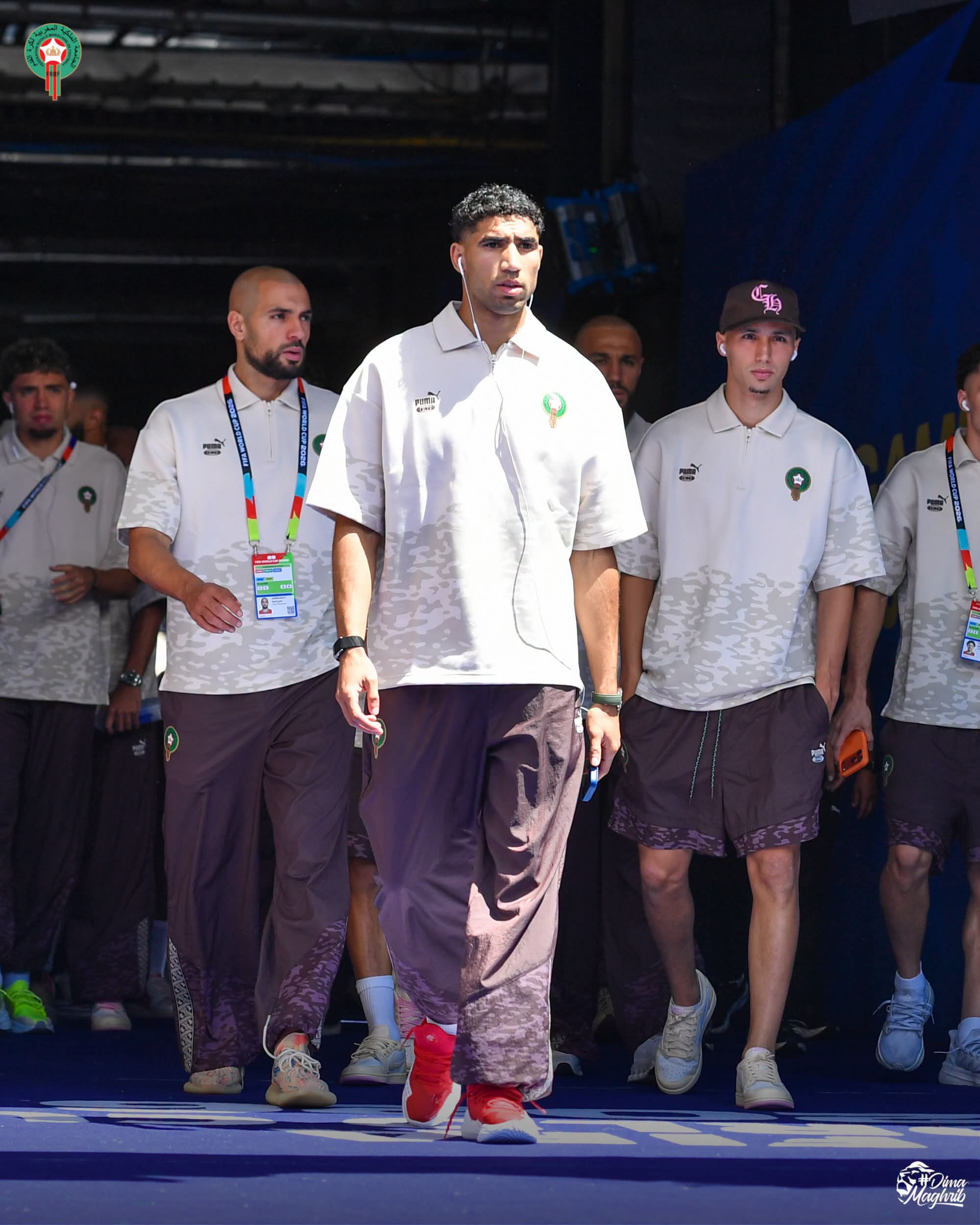 المنتخب المغربي يصل إلى مطار الرباط سلا