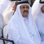 الشيخ حمد بن خليفة آل ثاني، أمير قطر السابق، في صورة رسمية.