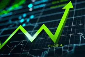 مؤشر أسهم باللون الأخضر يرتفع في بورصة الدار البيضاء.