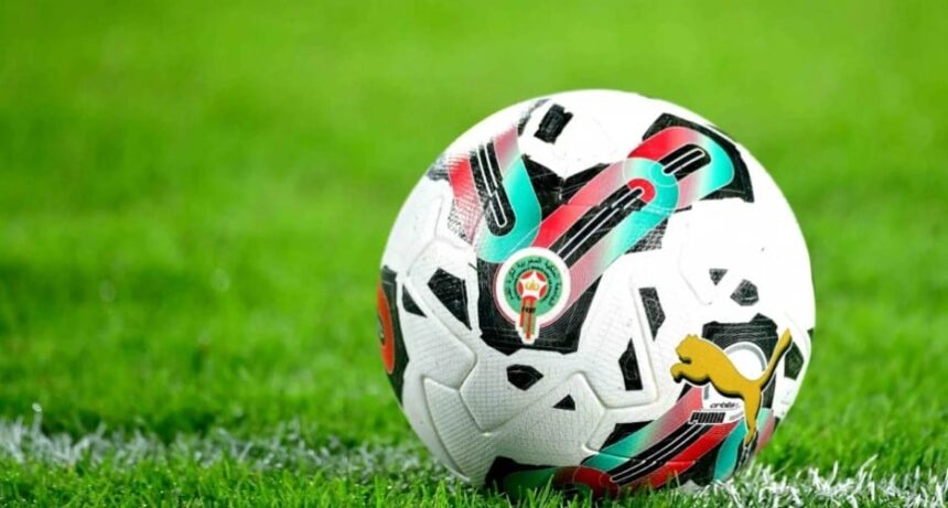 كرة قدم بيضاء تحمل شعار PUMA