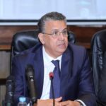 وزير العدل عبد اللطيف وهبي يتحدث في لقاء رسمي.