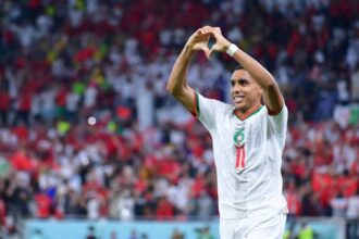 عبد الحميد صابيري بقميص المنتخب المغربي، الرقم 11