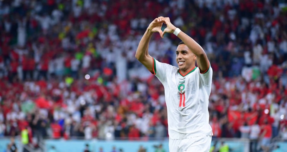 عبد الحميد صابيري بقميص المنتخب المغربي، الرقم 11