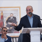 أحمد البواري يتحدث في مؤتمر صحفي حول مشاريع المياه