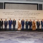 مسؤولون خلال اجتماع وزاري لدعم القدس في عمان.