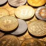 عملات رقمية مشتعلة ترمز لارتفاع الأسعار