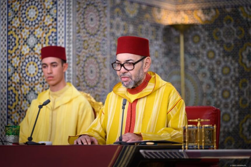 الملك محمد السادس يلقي خطاب العرش المجيد
