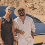 محمد الرفاعي وديجي سوكا بجانب مركبة كبيرة في دبي