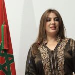 سفيرة المغرب تتحدث في حفل استقبال