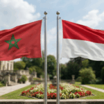 أعلام دول مختلفة ترفرف في مكان واحد