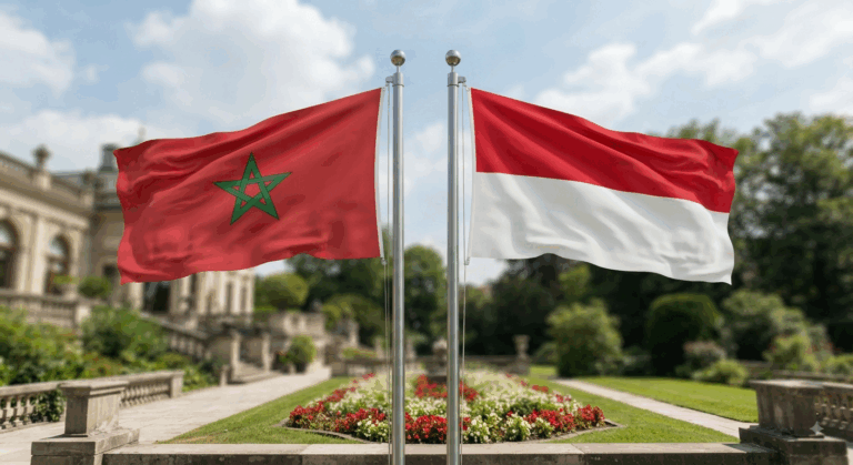 أعلام دول مختلفة ترفرف في مكان واحد