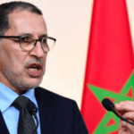 سعد الدين العثماني يتحدث إلى الميكروفون