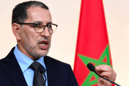 سعد الدين العثماني يتحدث إلى الميكروفون
