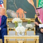 الأمير محمد بن سلمان والرئيس دونالد ترامب يتحدثان