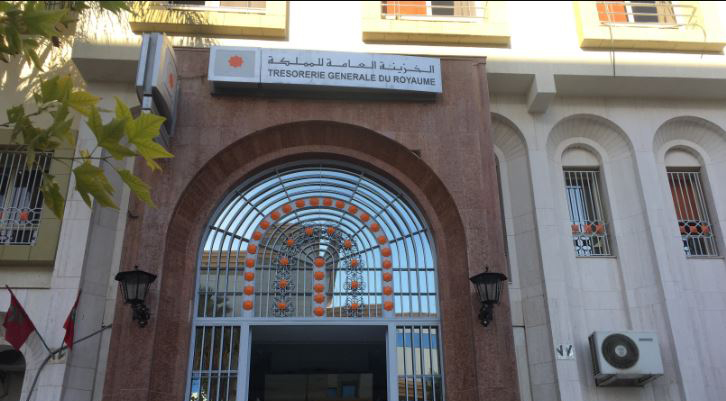 واجهة مبنى بنكي أو مؤسسة مالية بالمغرب