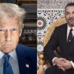 الرئيس الأمريكي السابق دونالد ترامب وملك المغرب محمد السادس