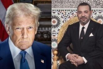 الرئيس الأمريكي السابق دونالد ترامب وملك المغرب محمد السادس