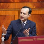 الوزير يونس السكوري يتحدث في مؤتمر صحفي